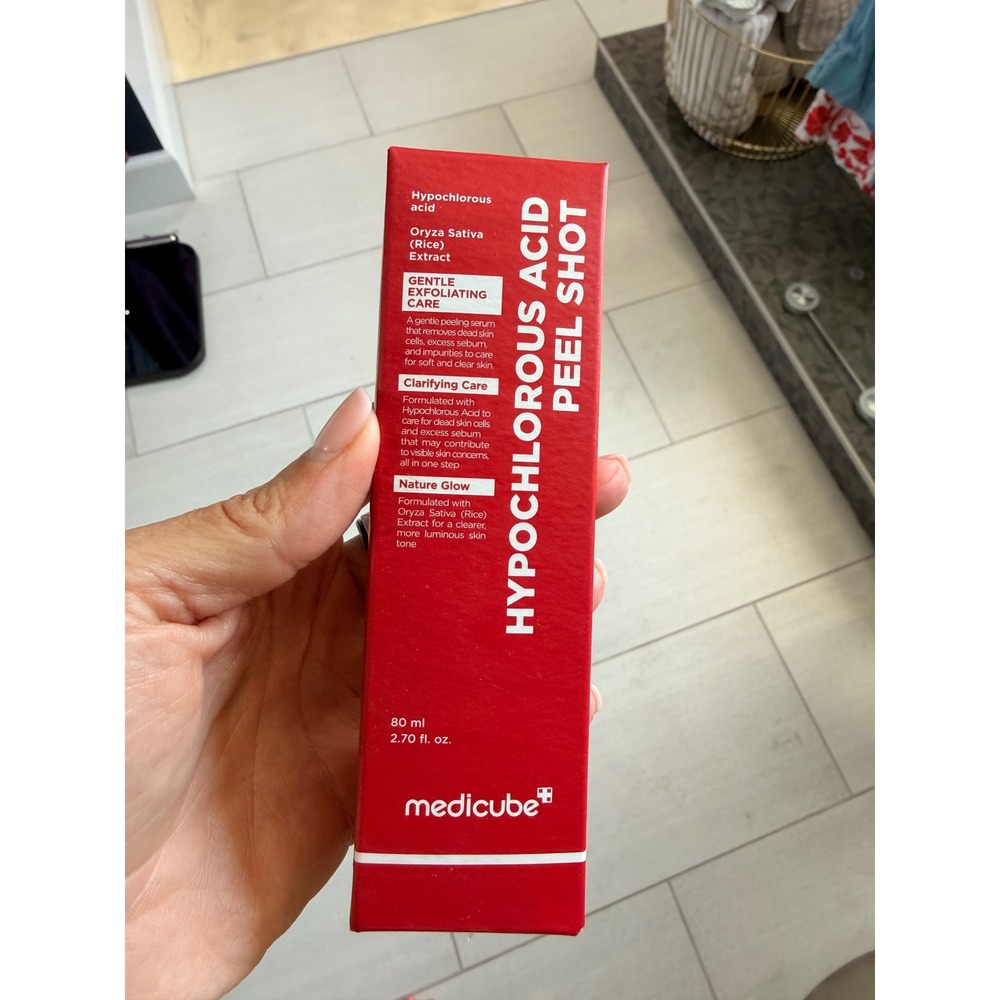 Medicube Hypochlorous Acid Peel Shot 80ml Exfoliating Serum K-Beauty Glow Care